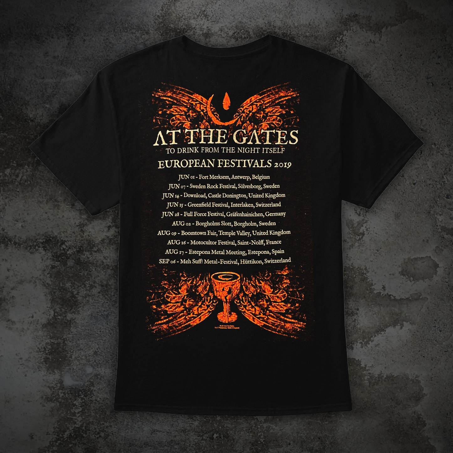 T-Shirt - To Drink from the Night Itself / Tour