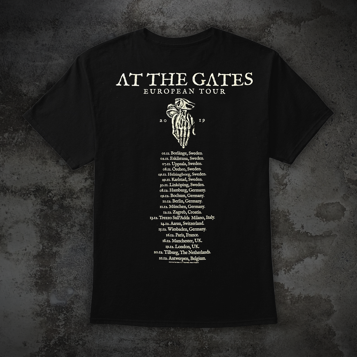T-Shirt - Tour 2019 / Tour